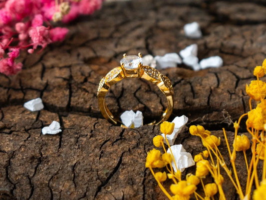 Gold-Plated Rings for women - 008.