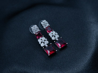 Zircon Diamond Necklace Set for Women- 003 - GoScarlet