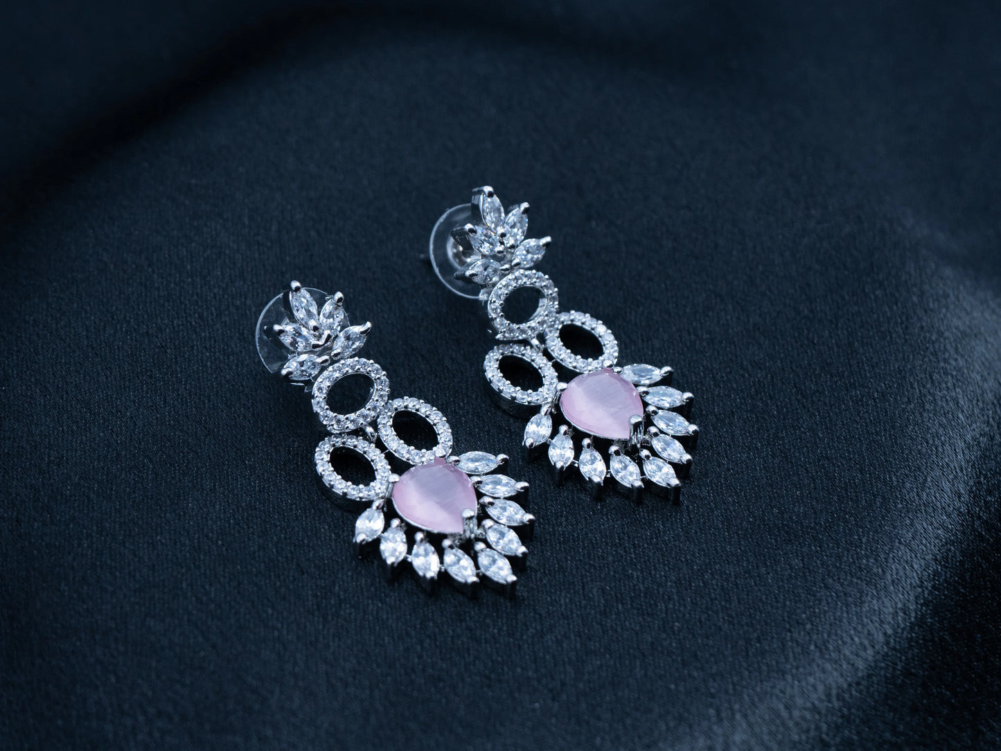 Zircon Diamond Necklace Set for Women- 004 - GoScarlet