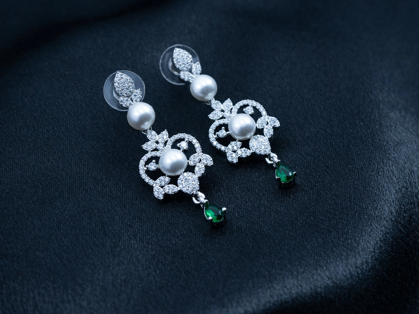 Zircon Diamond Necklace Set for Women- 005 - GoScarlet