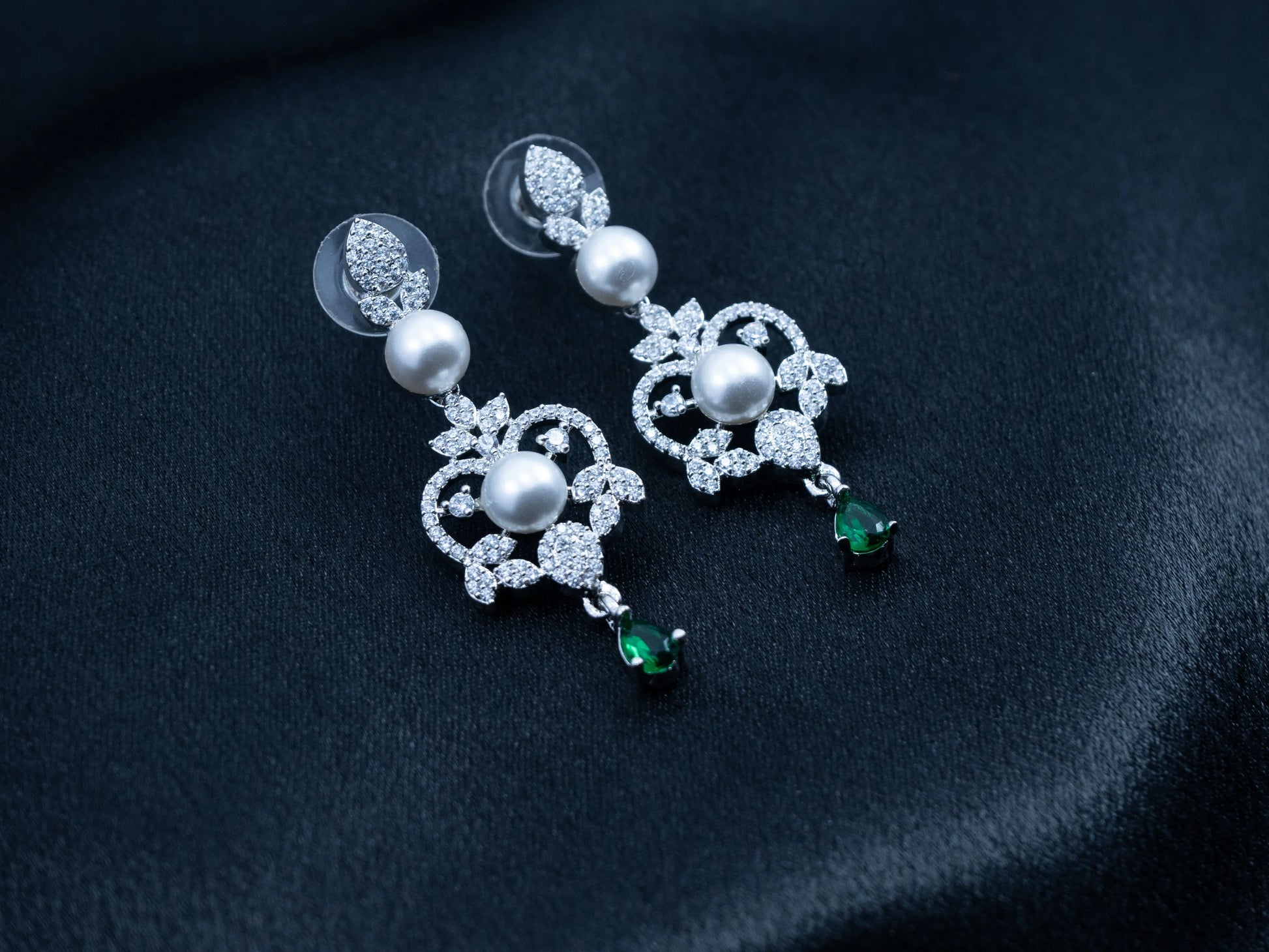 Zircon Diamond Necklace Set for Women- 005 - GoScarlet