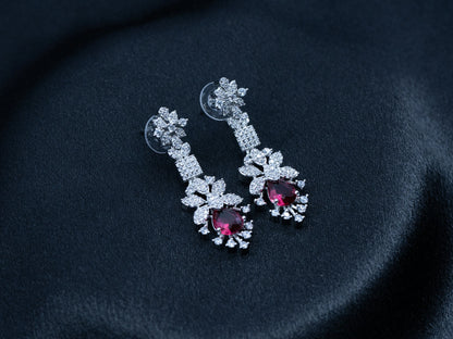 Zircon Diamond Necklace Set for Women- 006 - GoScarlet