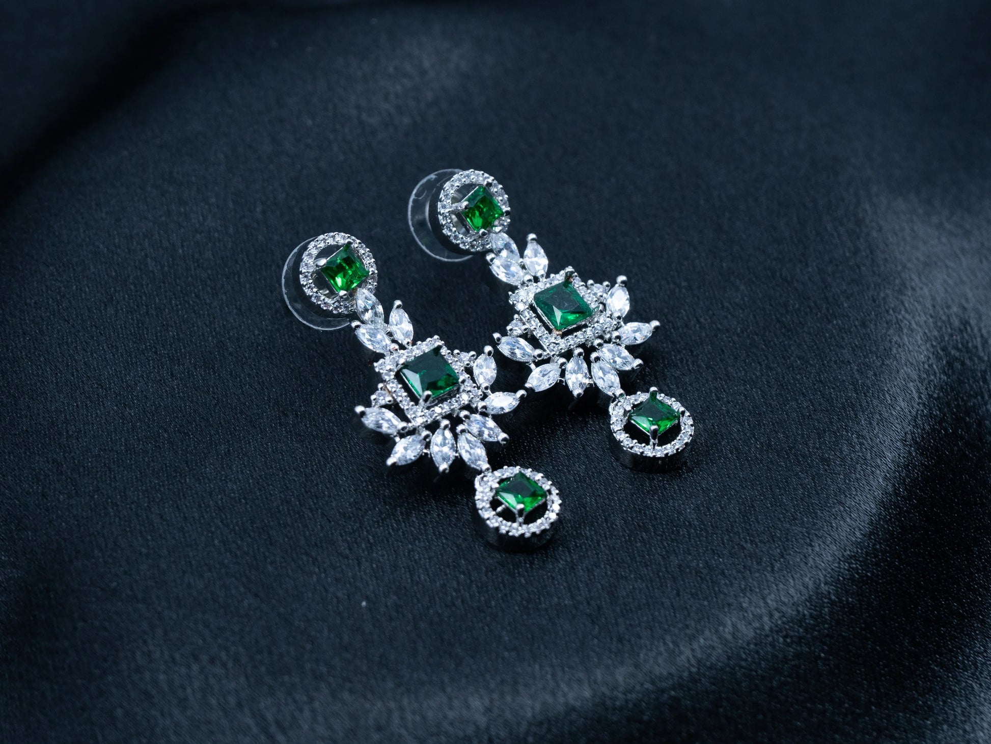 Zircon Diamond Necklace Set for Women- 008 - GoScarlet