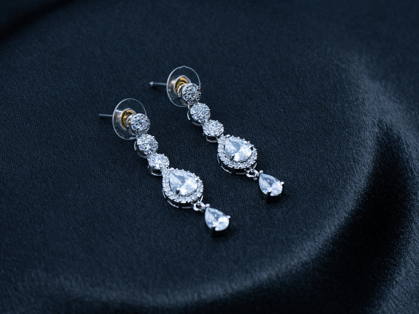 Zircon Diamond Necklace Set for Women- 009 - GoScarlet