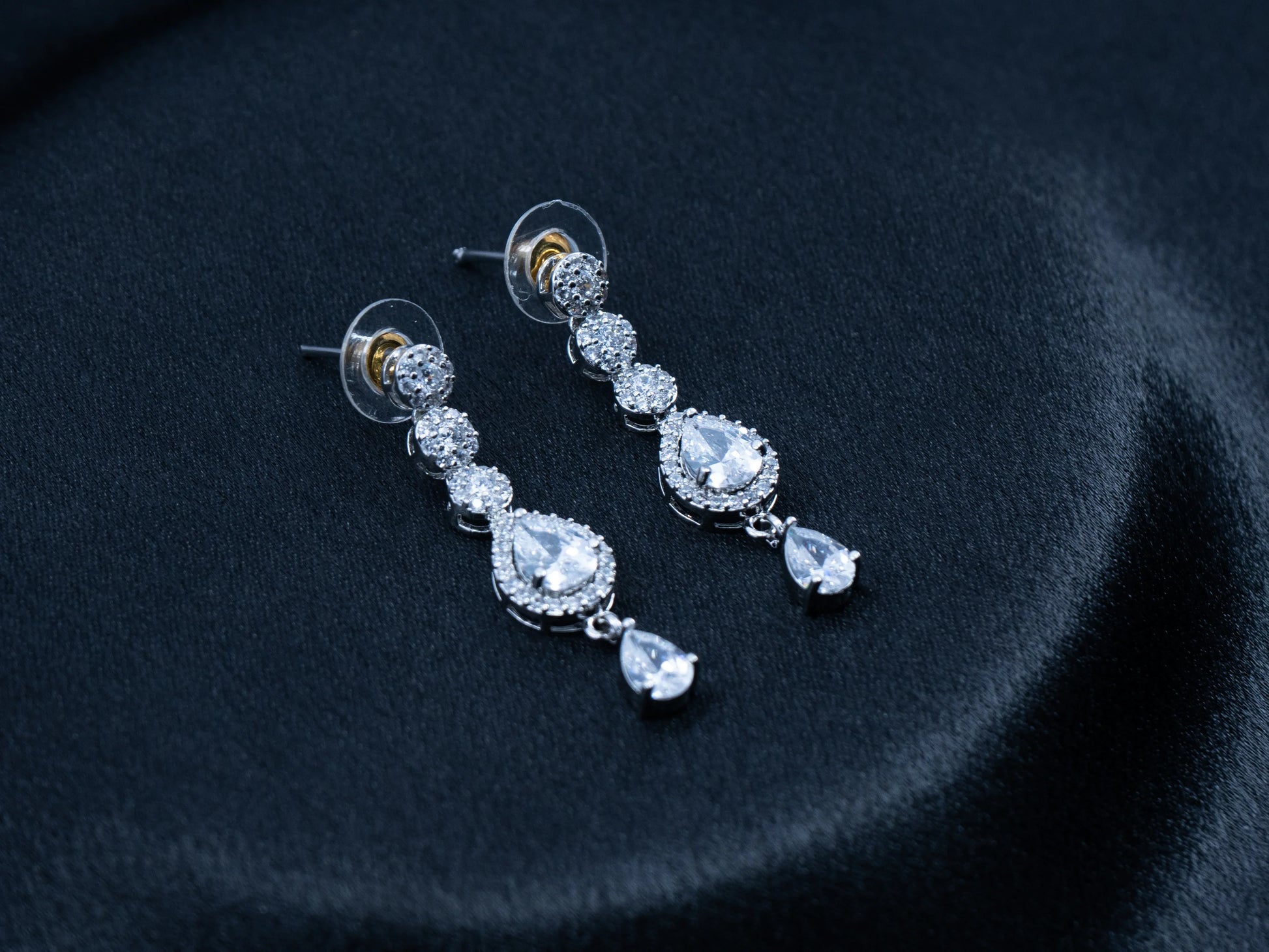 Zircon Diamond Necklace Set for Women- 009 - GoScarlet