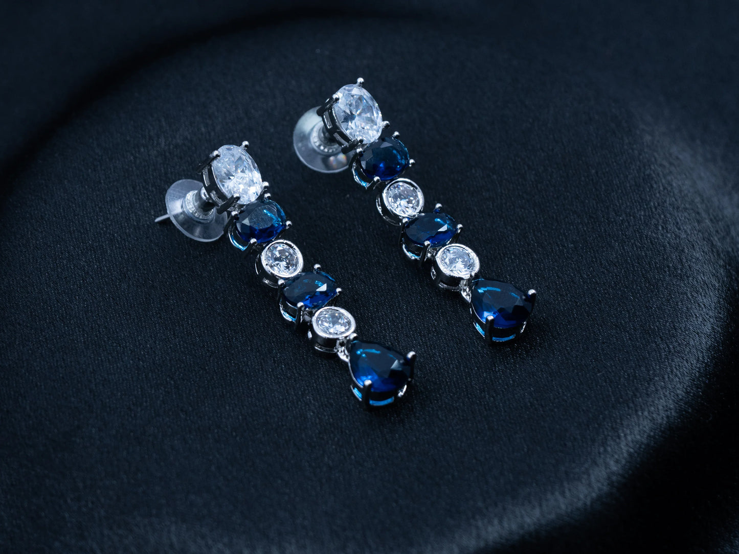 Zircon Diamond Necklace Set for Women- 011 - GoScarlet