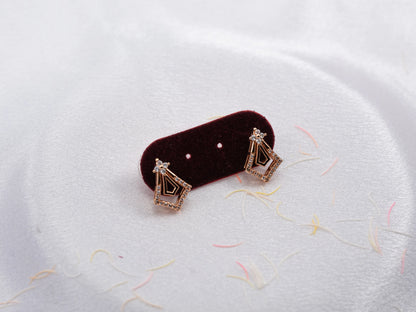 Gold-Plated Zircon Diamond Necklace Set for Women- 013 - GoScarlet