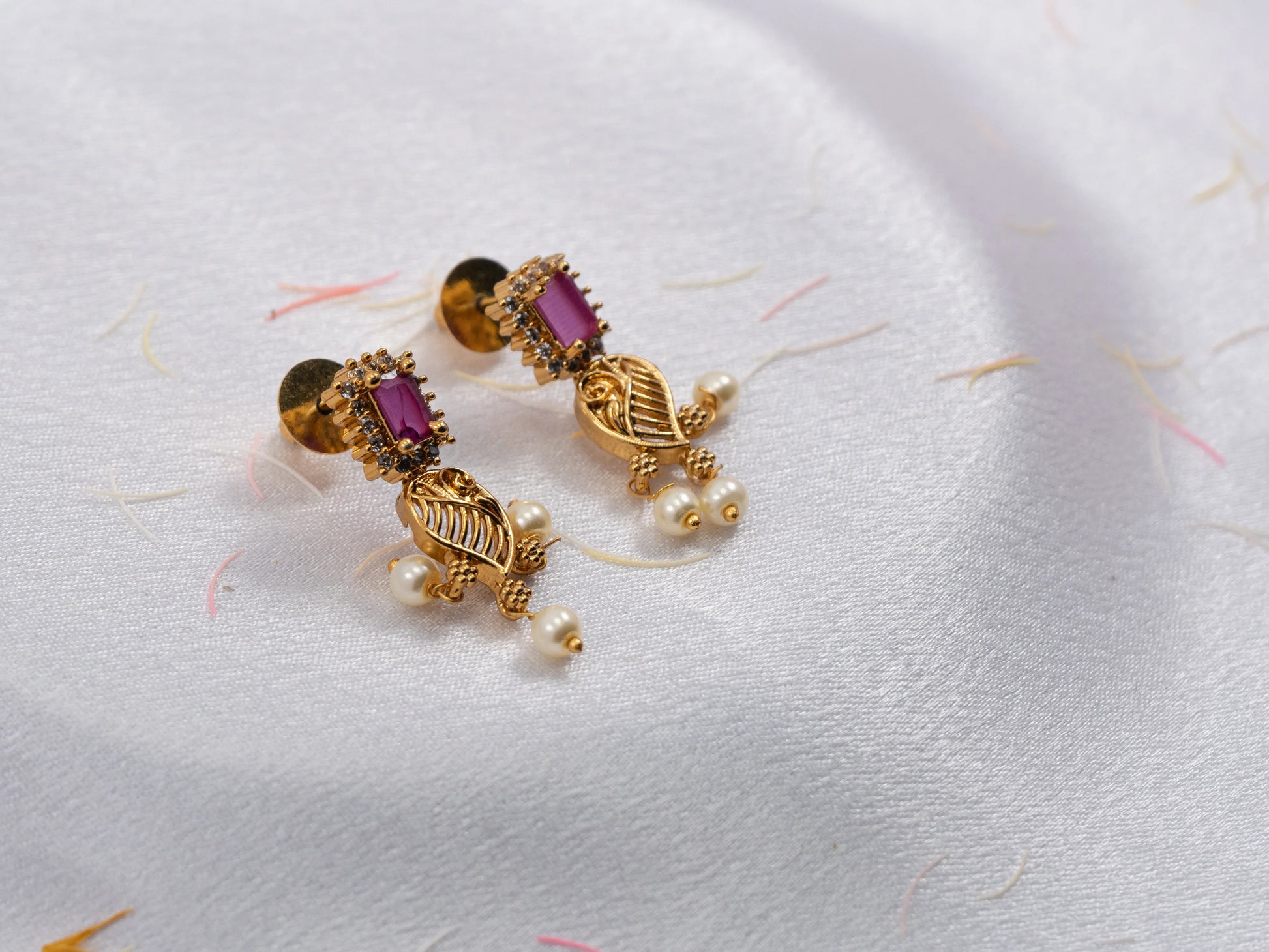 Gold-Plated Zircon Diamond Necklace Set for Women- 020 - fashion jewellery - GoScarlet