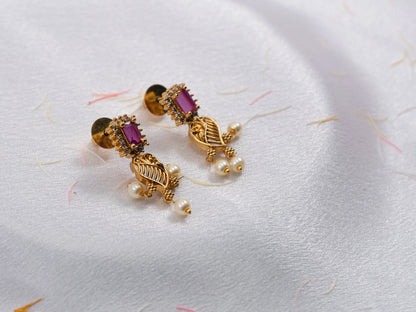 Gold-Plated Zircon Diamond Necklace Set for Women- 020 - fashion jewellery - GoScarlet