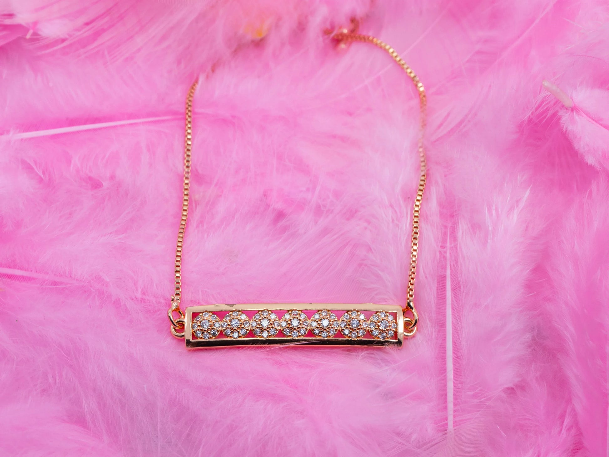 Gold-Plated Zircon Bracelet for Women-002.