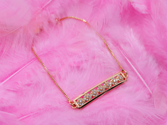 Gold-Plated Zircon Bracelet for Women-002.