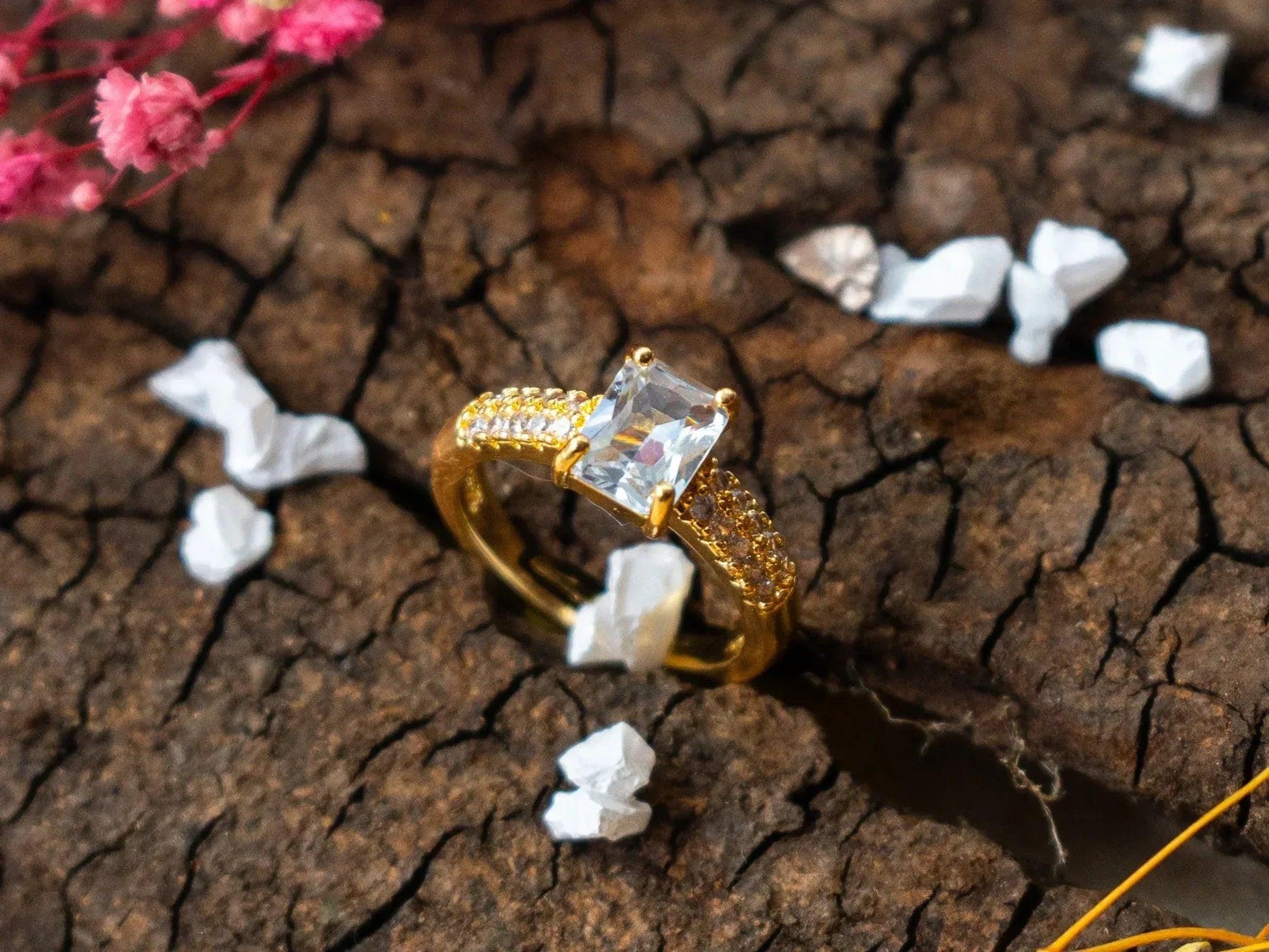 Gold-Plated Rings for women - 003 - GoScarlet