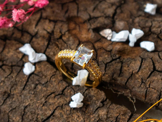 Gold-Plated Rings for women - 003 - GoScarlet