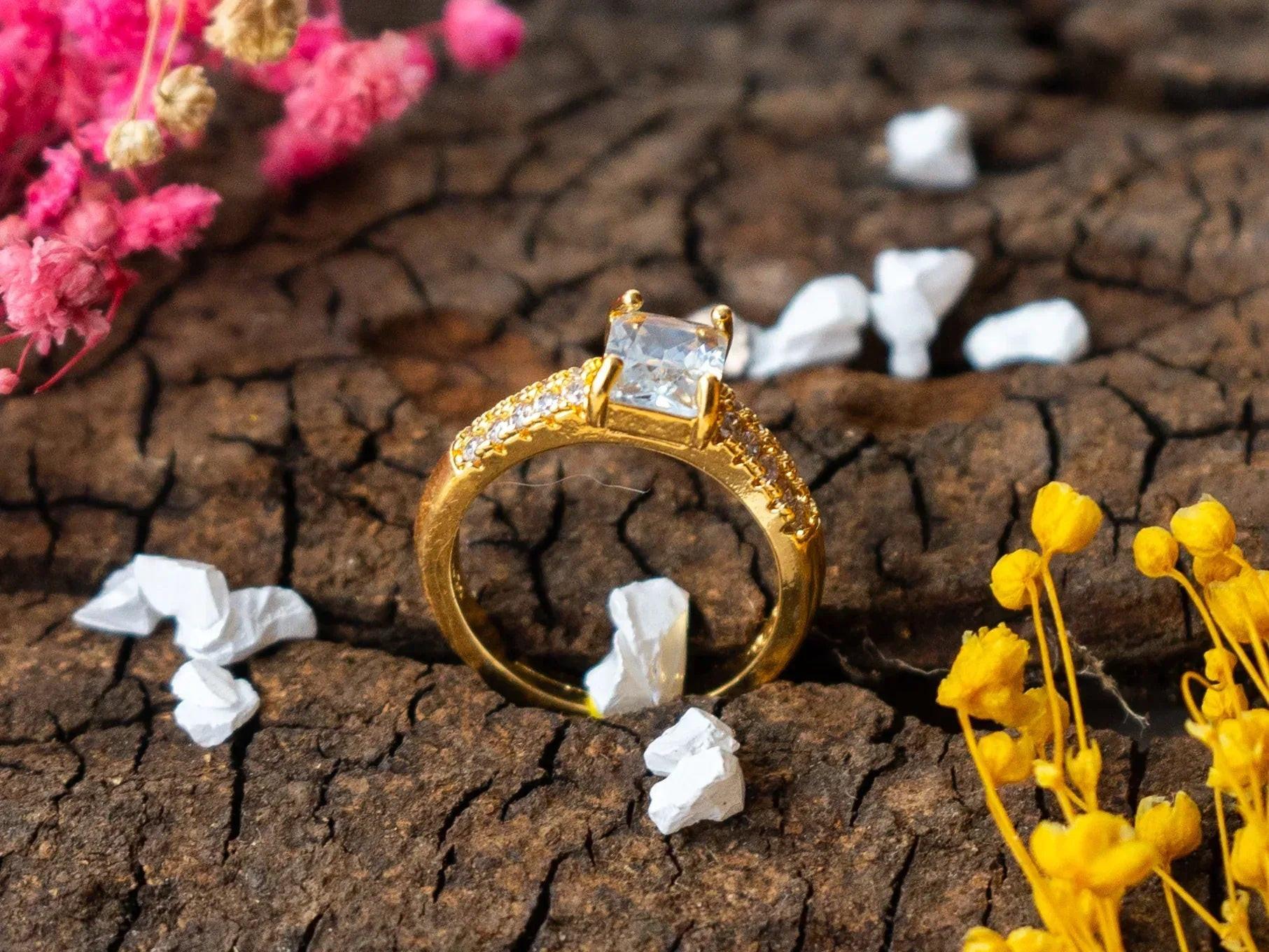 Gold-Plated Rings for women - 003 - GoScarlet