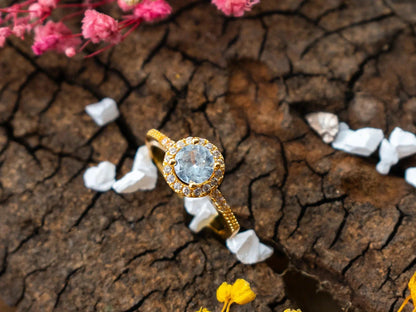 Gold-Plated Zircon Rings for women - 005 - GoScarlet