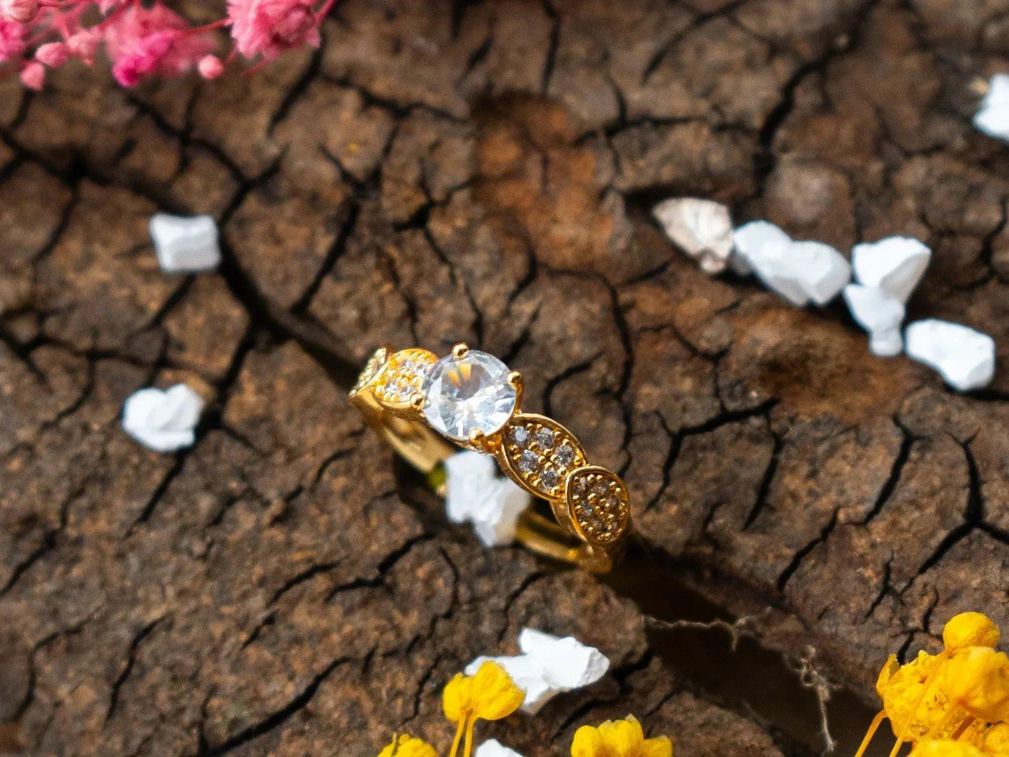 Gold-Plated Rings for women - 008.