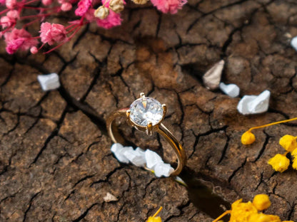 Gold-Plated Rings for women - 013 - GoScarlet