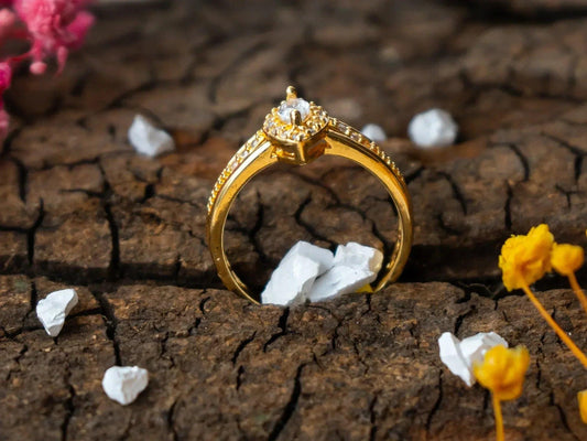 Gold-Plated Rings for women - 021 - GoScarlet