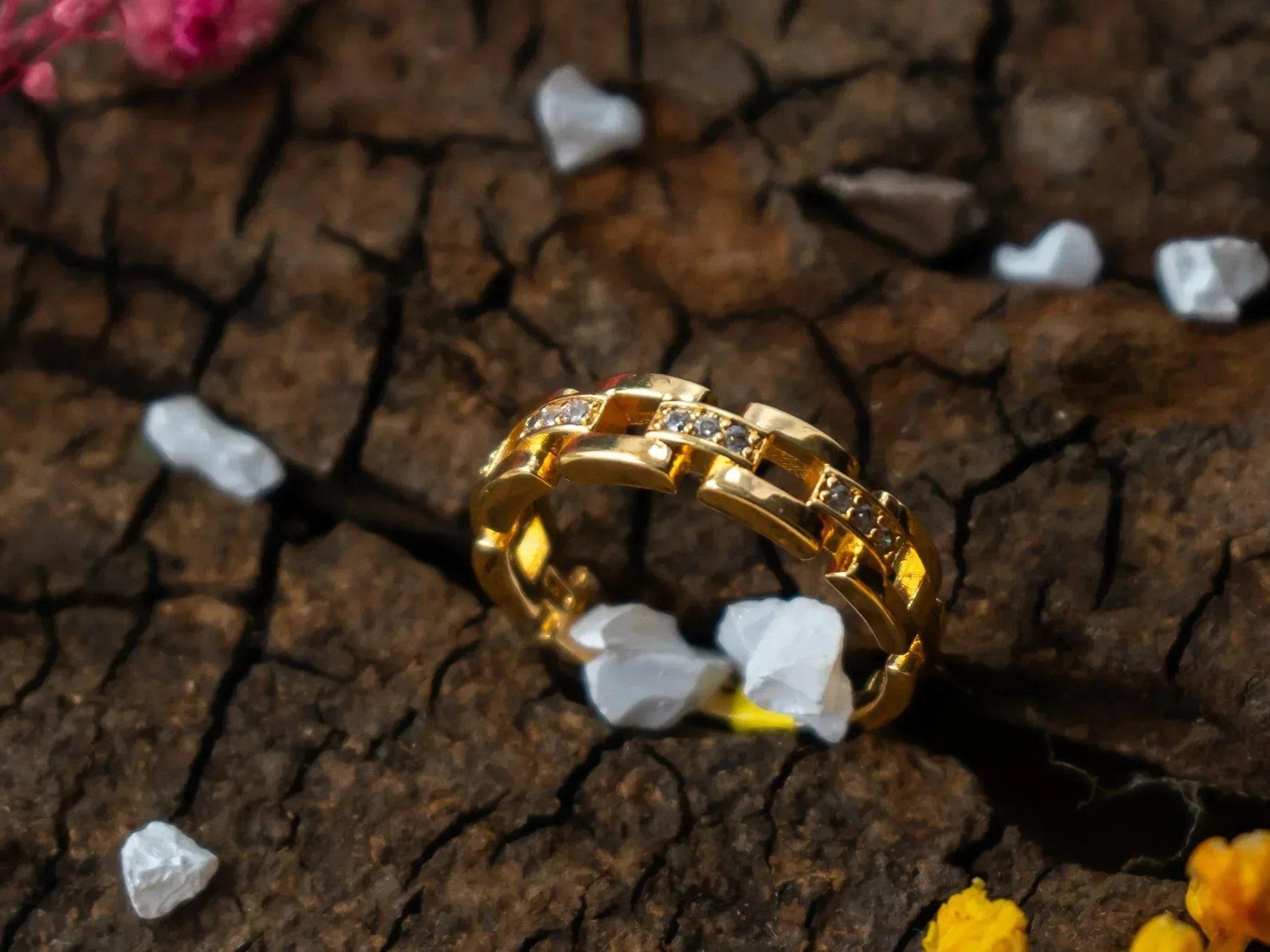 Gold-Plated Rings for women - 023 - GoScarlet