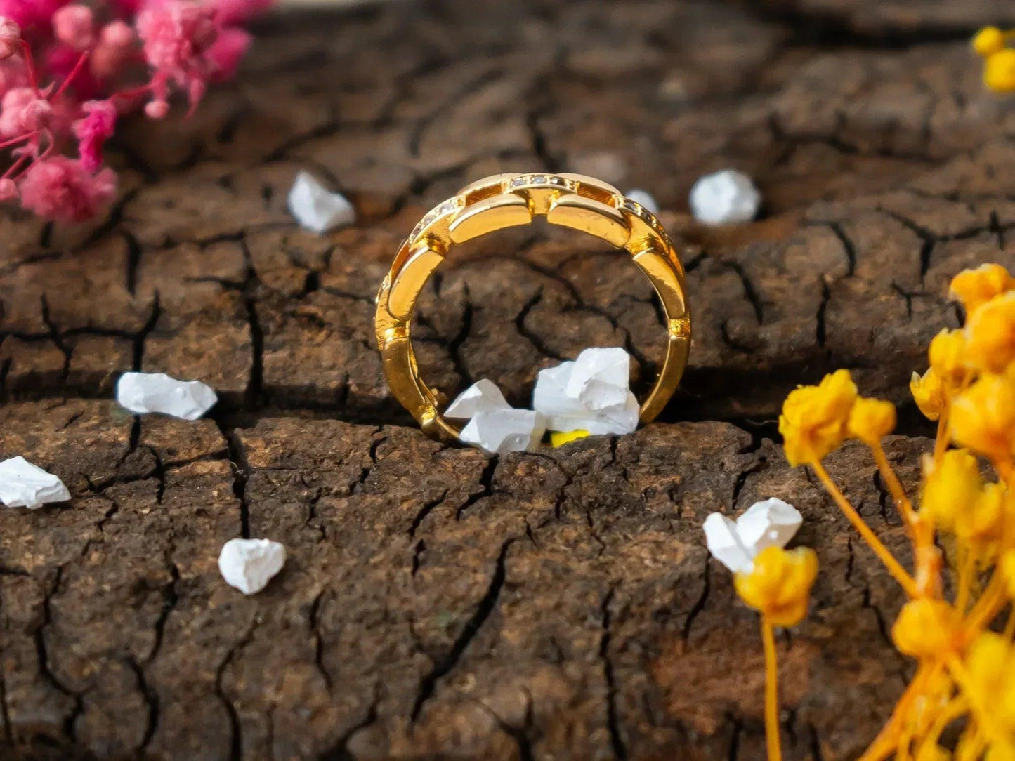 Gold-Plated Rings for women - 023 - GoScarlet