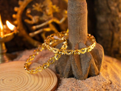 Gold-Plated Zircon Bangles for Women- 008 - GoScarlet