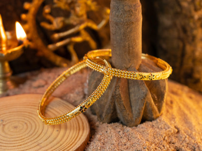 Gold-Plated Zircon Bangles for Women- 013 - GoScarlet