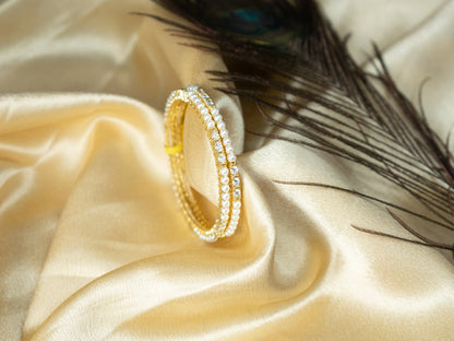 Trendy Fashion Bangles set Women's fashion jewellery - 006 - GoScarlet