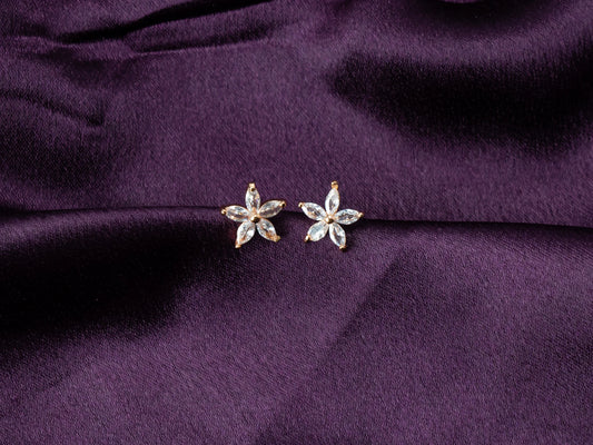 Zircon Stud Earrings for Women- 028.