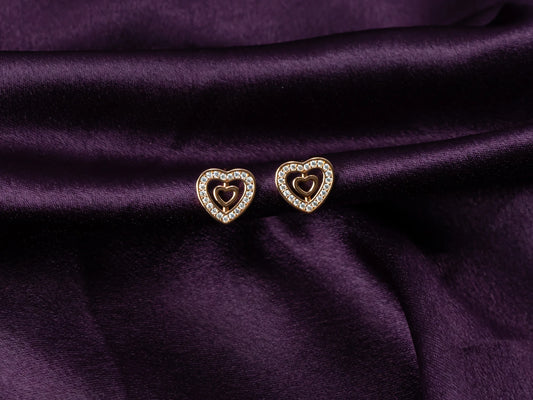 Zircon Stud Earrings for Women- 033.