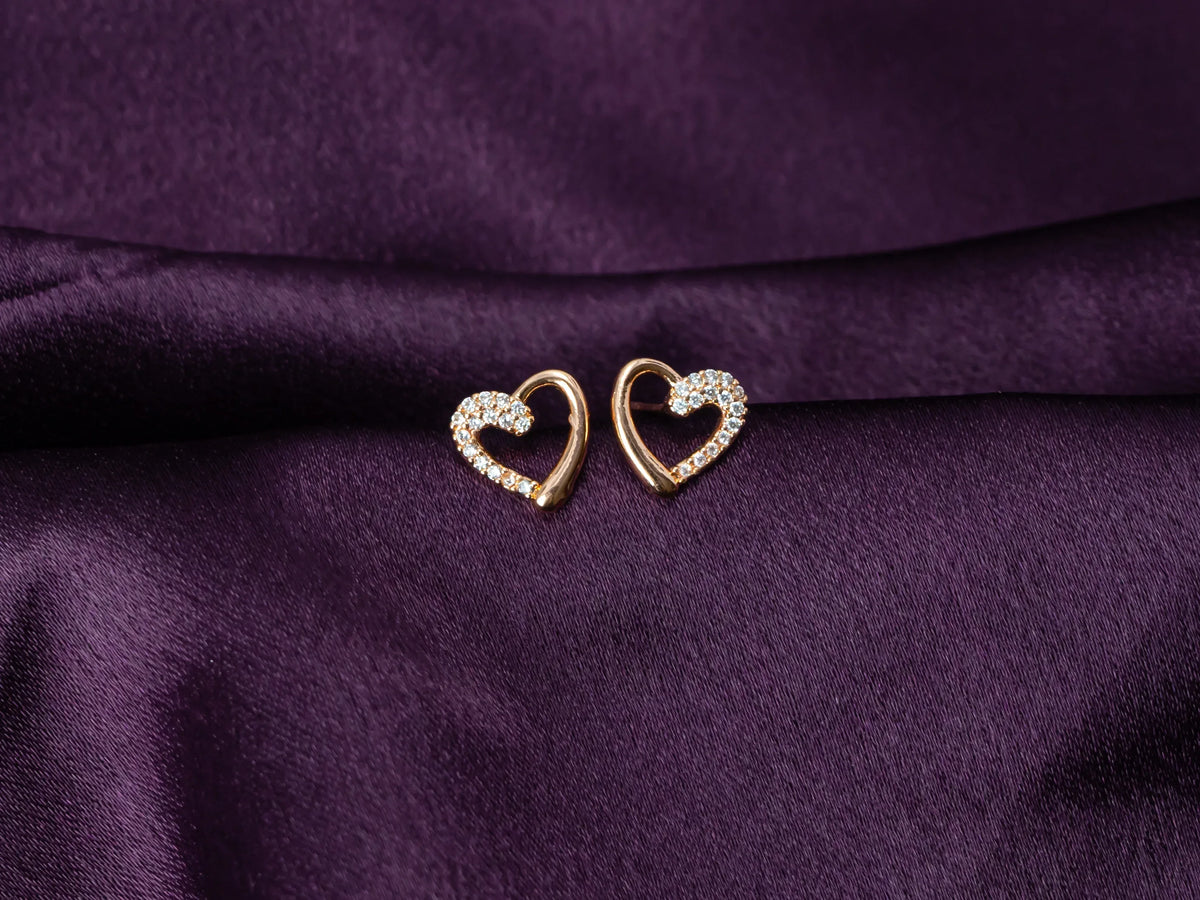 Zircon Stud Earrings for Women- 039.