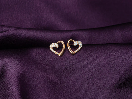 Zircon Stud Earrings for Women- 039.